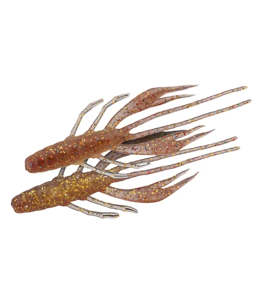 Силикон Jackall Waver Shrimp 2.8" Salt RF 6pcs #Glow Cruiser