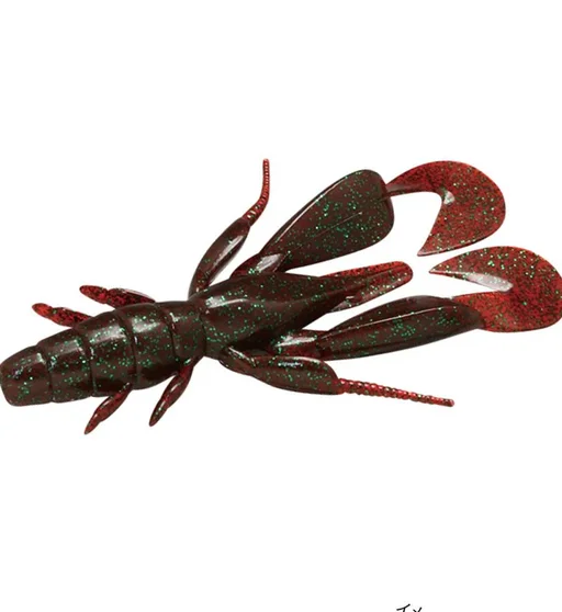 Силікон Jackall Chunk Craw 2.8" Salt Kurodai 6pcs #Grape Green Flake