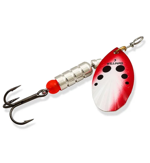 Блесна Williams Vortex Dressed 7.09gr #Red And White On Silver
