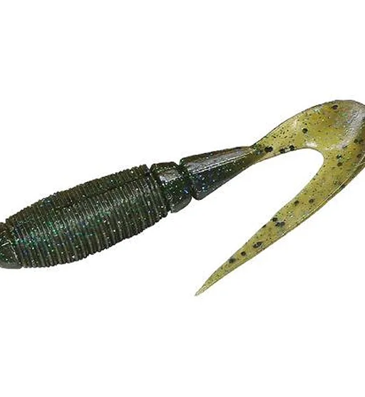 Силікон Jackall Rhythm Grub 3" 5pcs #Green Pumpkin Goby