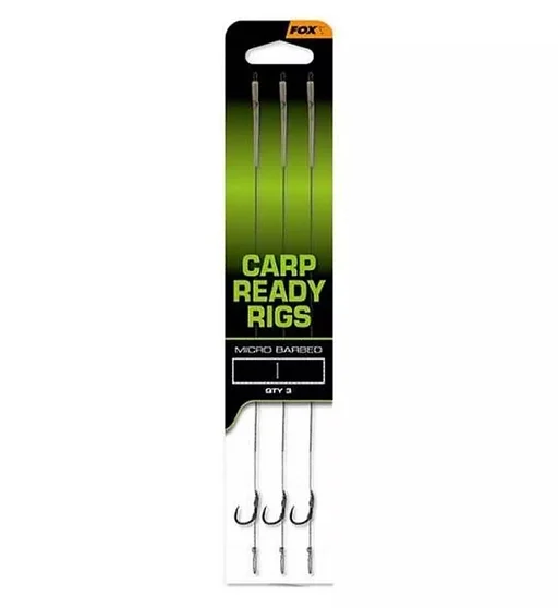 Крючок с поводком Fox Ready Rigs Wide Gape 25lb #2 3pcs