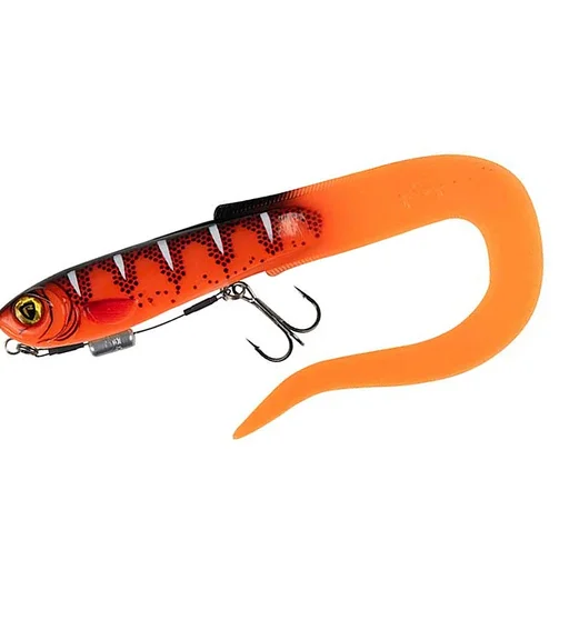 Силікон оснащений Fox Rage Slick Eel Loaded 210mm #UV Red Wake