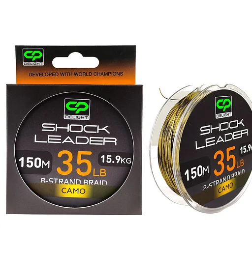 Шоклідер Carp Pro Delight 8x плетений Camo 35lb 150m