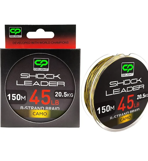 Шоклідер Carp Pro Delight 8x плетений Camo 45lb 150m