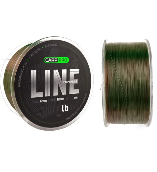 Леска Carp Pro Carp Fishing Line Green 1000m 0.331mm