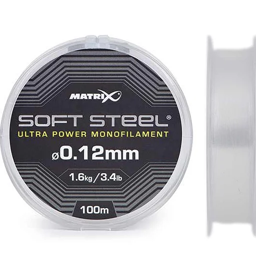 Жилка Matrix Soft Steel Ultra Power Monofilament 100m 1.6kg/3.4lb 0.12mm