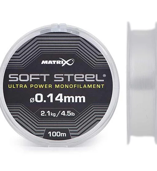 Жилка Matrix Soft Steel Ultra Power Monofilament 100m 2.1kg/4.5lb 0.14mm
