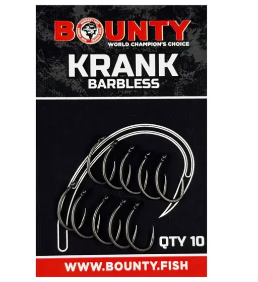 Крючки Bounty Krank Barbless №12 без бородки
