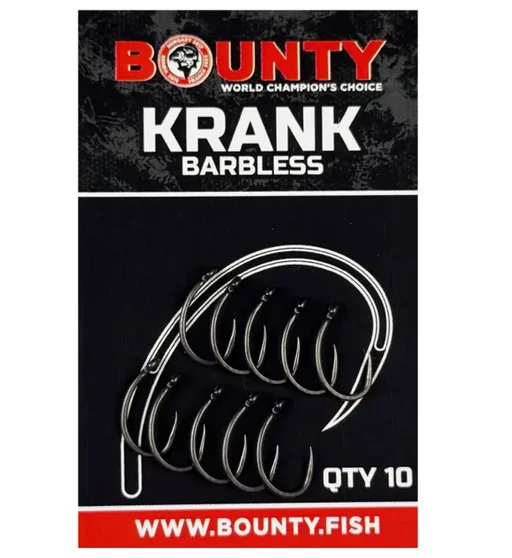 Гачки Bounty Krank MBarbless №8 без борідки