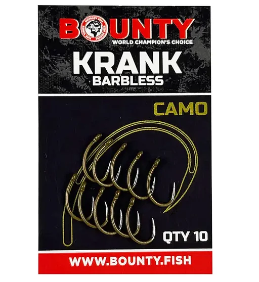 Гачки Bounty Krank MBarbless Camo №12 без борідки