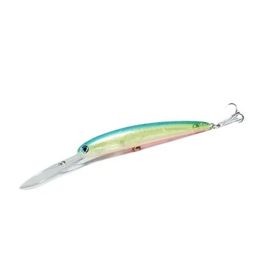 Воблер HMKL K-IV Minnow 95SP 95mm 13.5g #Ghost Blue Chartreuse