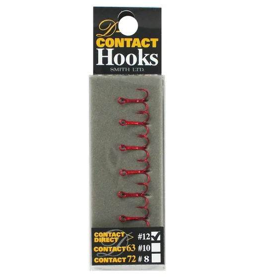 Трійник Smith D-Contact Hook Red #12 7pcs