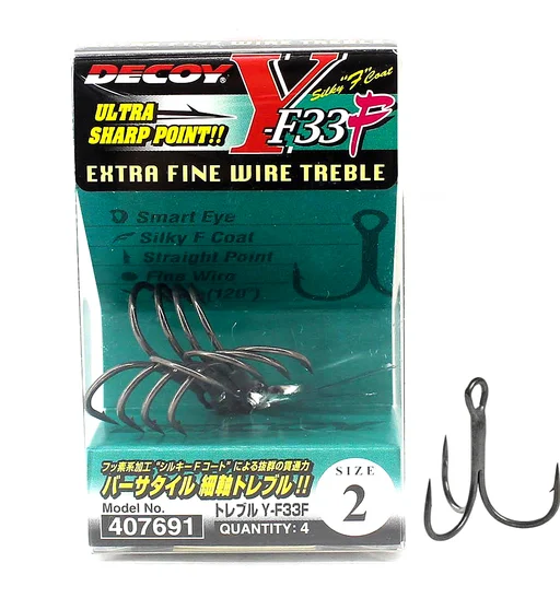 Трійник Decoy Treble Y-F33F #2 4pcs