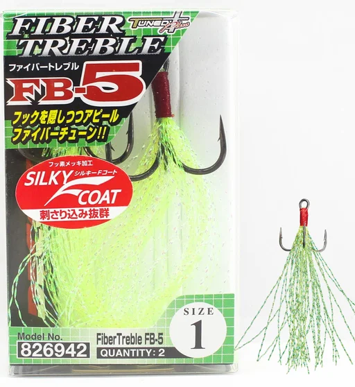 Тройник-стример Decoy Fb-5 Fiber Treble #1 2pcs