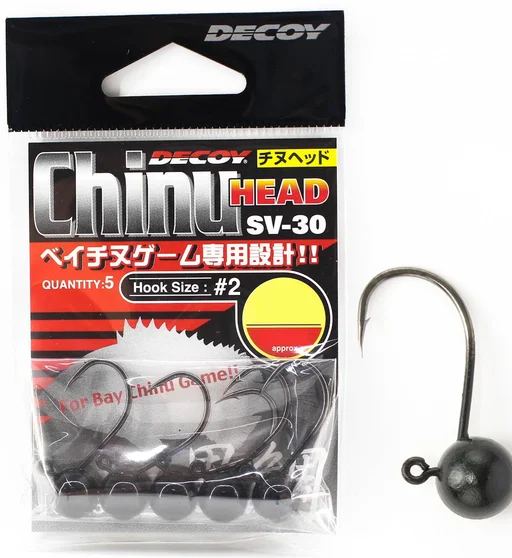 Джигголівка Decoy SV-30 Chinu Head NS Black #2 2.5g 5pcs
