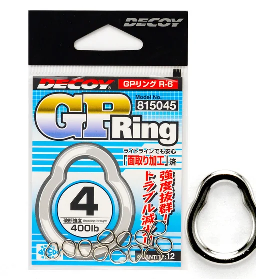 Кільця Decoy R-6 GP Ring W Nickel 400lb #4 12pcs