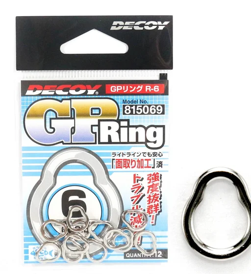 Кільця Decoy R-6 GP Ring W Nickel 600lb #6 12pcs