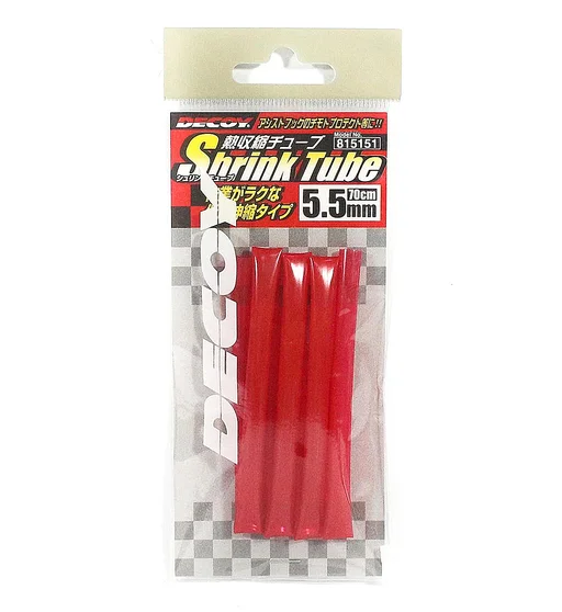 Термозбіжна трубка Decoy T-3 Shrink Tube 5.5mm Red