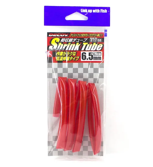 Термозбіжна трубка Decoy T-3 Shrink Tube 6.5mm Red