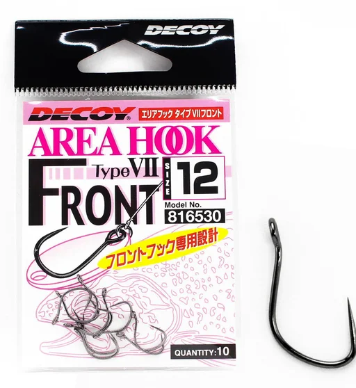 Гачок Decoy Area Hook Type VII Front NS Black #12 10pcs