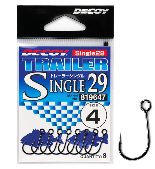Гачок Decoy Single 29 #4 8pcs