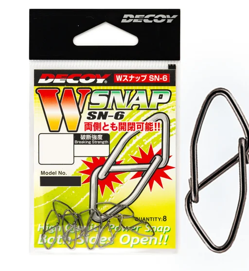 Застібка Decoy SN-6 W Snap 60lb #2 8pcs