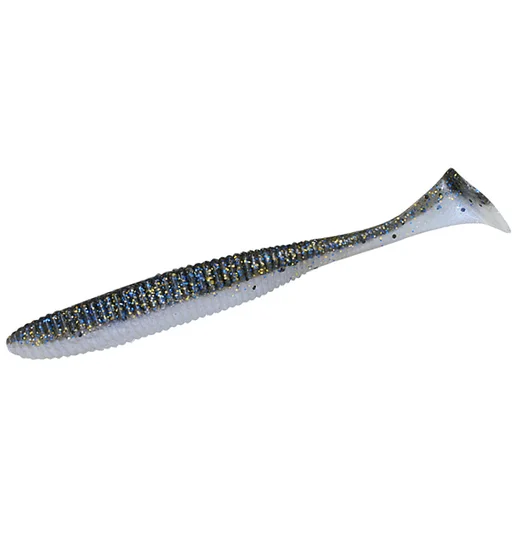 Силікон Jackall Rhythm Wave 4.8" 5pcs #Bluegill/Pearl White