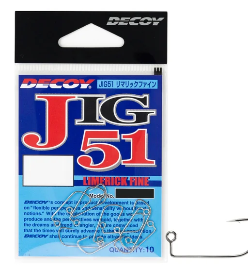 Гачок Decoy Jig51 Limerick Fine #4 9pcs