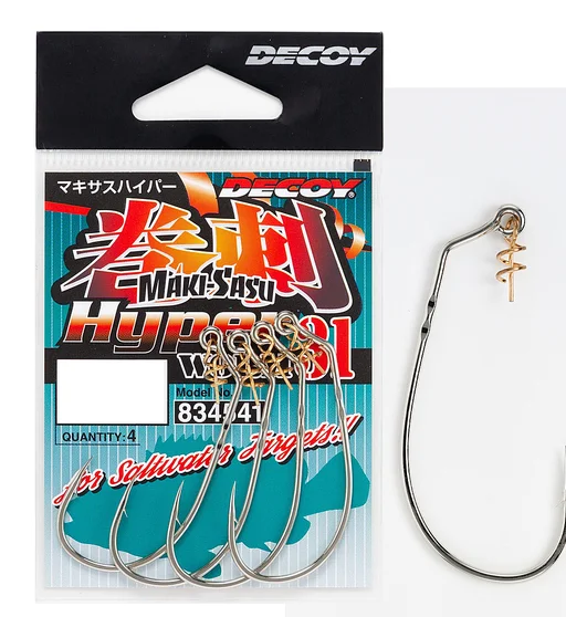 Крючок оффсетный Decoy Worm31 Makisasu Hook Hyper #2 5pcs