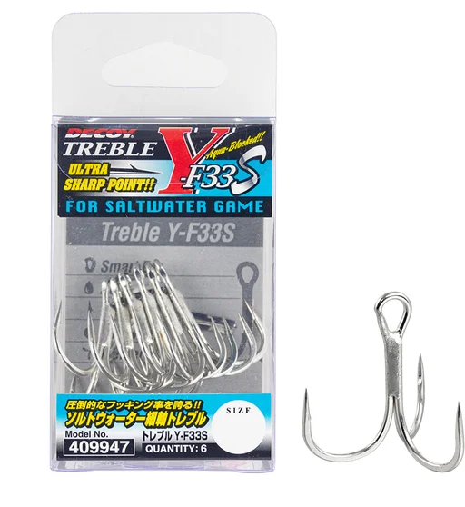 Трійник Decoy Y-F33S Treble #4/0 4pcs