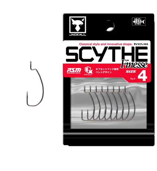 Гачок офсетний Jackall Scythe Finesse #4 8pcs