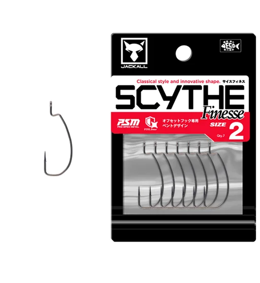 Гачок офсетний Jackall Scythe Finesse #2 7pcs