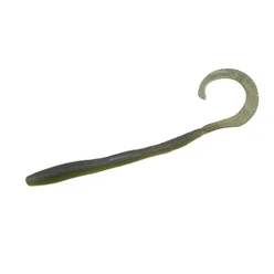Силікон Jackall Flick Curly 3.8" 9pcs #Low Light Natural Melon
