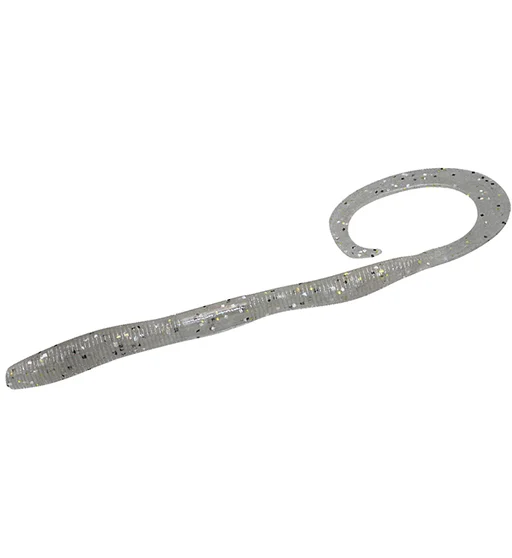 Силикон Jackall Flick Curly 4.8" 8pcs #Light Smoke Shad