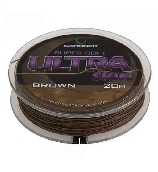Поводочный материал Gardner Ultra Skin 25lb 11.3kg коричневый