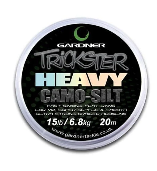 Повідцевий матеріал Gardner Trickster Heavy Camo 15Lb 6.8kg Silt