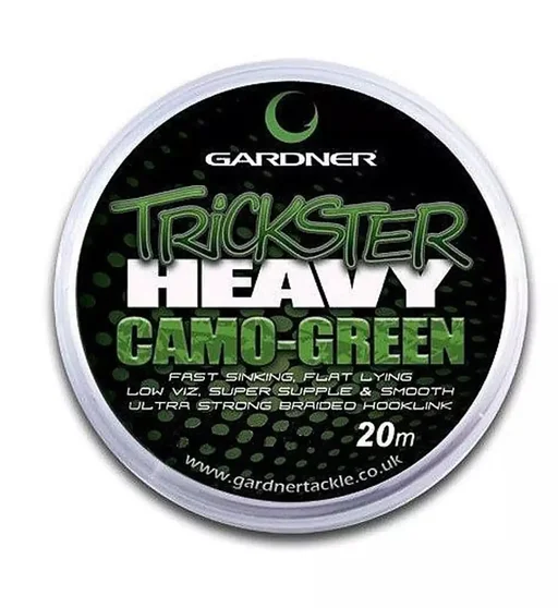 Поводочный материал Gardner Trickster Heavy Camo 30lb 13.6kg зеленый