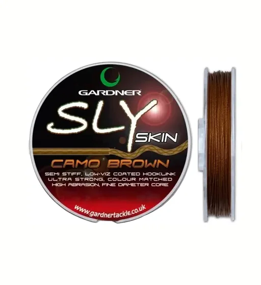 Повідцевий матеріал Gardner Sly Skin 15lb 6.8kg коричневий