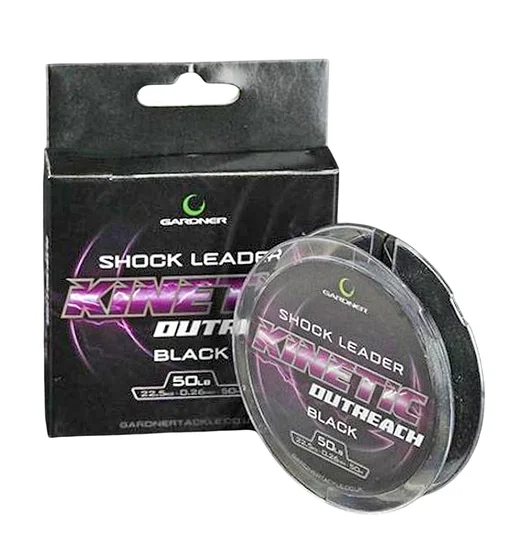 Шок лидер Gardner OutReach Shock Leader Black 50lb 0.26mm 50m