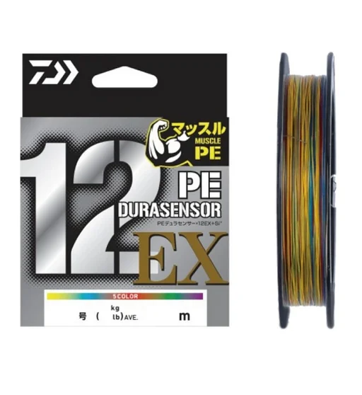 Шнур Daiwa UVF PE Dura Sensor 12EX+Si3 5C 100m 31kg 0.330mm #4.0