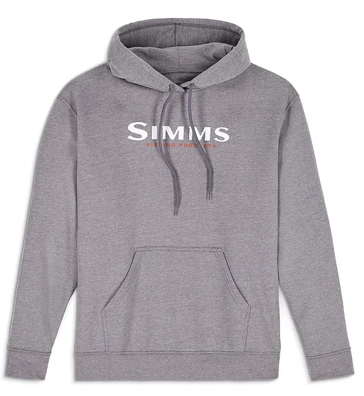 Худи Simms Logo Hoody Grey Heather XS