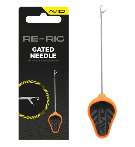 Голка Avid Carp Re-Rig Gated Needle Orange