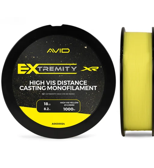Жилка Avid Carp Extremity Hi-Vis XR Mono 0.35mm 8.2kg 1000m