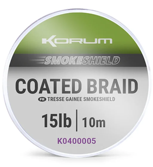 Поводковый материал Korum Smokeshield Coated 15LB