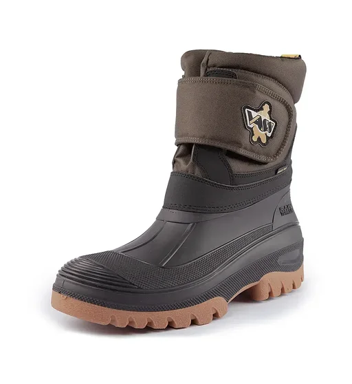 Напівчоботи Vass Fleece Lined Boot w/Velcro Strap Blk/Grn 42