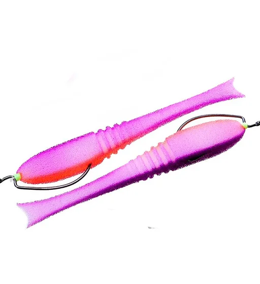 Рибка поролонова ПрофМонтаж Dancing Fish 4" reverse tail offset #313 5pc