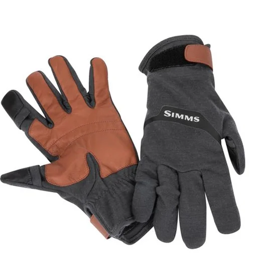 Перчатки Simms LW Wool Tech Glove Carbon XS