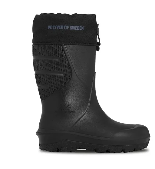 Чоботи Polyver Classic Sport Mid (+10/-40) made in Sweden Black 45