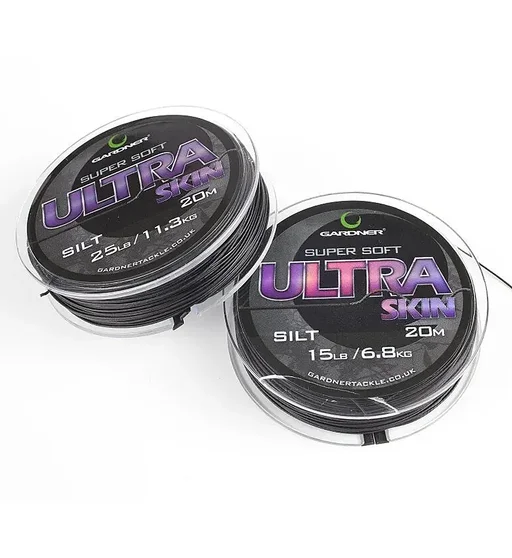 Поводочный материал Gardner Ultra Skin 35lb 15.9kg Silt
