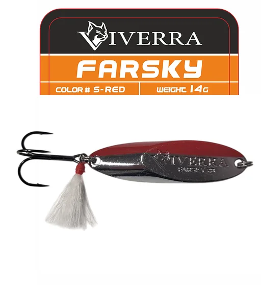 Кастмастер Viverra FARSKY 14g Red-Silver